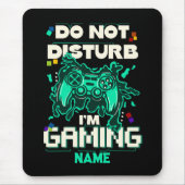 Störe nicht, dass ich Gaming, Retro Video Game Lov Mousepad (Vorne)