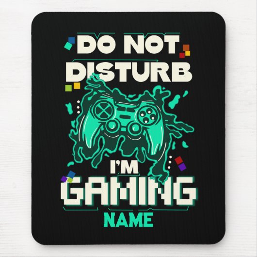 Störe nicht, dass ich Gaming, Retro Video Game Lov Mousepad (Vorne)