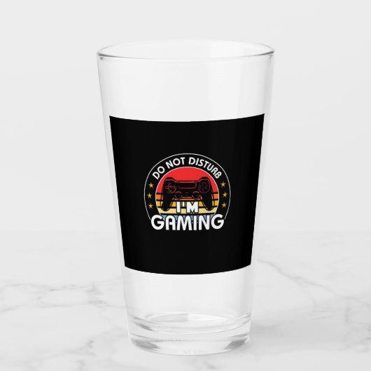 Störe nicht, dass ich spiele glas (Vorderseite)