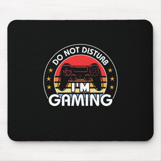 Störe nicht, dass ich spiele mousepad (Vorne)
