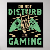 Störe nicht, dass ich spiele poster (Vorne)