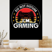 Störe nicht, dass ich spiele poster (Küche)