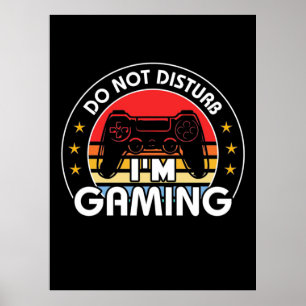 Störe nicht, dass ich spiele poster