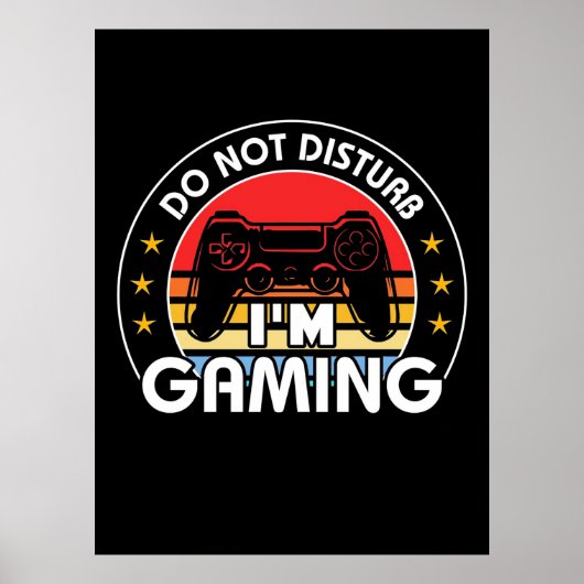 Störe nicht, dass ich spiele poster (Vorne)