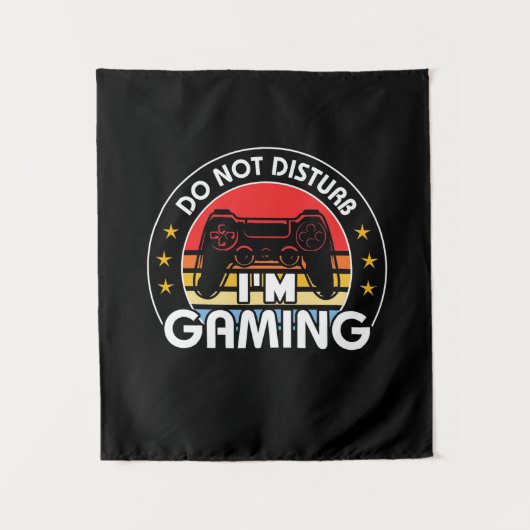 Störe nicht, dass ich spiele wandteppich (Vorderseite)