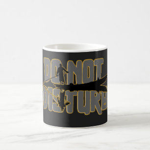 Störe Nicht – Friedliches Einsamkeit Boot Design Kaffeetasse