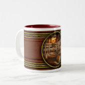 Store - Vintages Zweifarbige Tasse (Vorderseite Links)