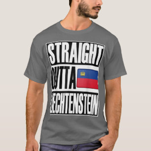Storecastle Straight Outta Lichtenstein Flag Gesch T-Shirt