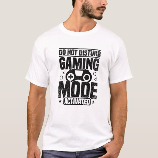 Stören Sie den Gaming-Modus des aktivierten Videos T-Shirt (Vorderseite)
