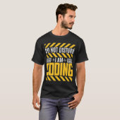 Stören Sie den Programmierer nicht. T-Shirt (Vorne ganz)