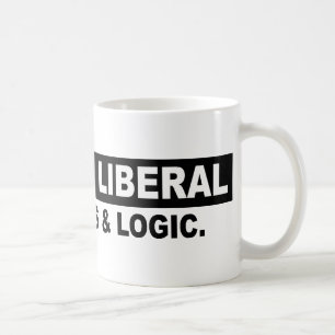 STÖREN SIE EIN LIBERALE GEBRAUCHS-TATSACHEN UND KAFFEETASSE