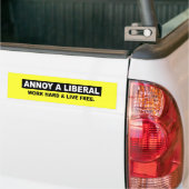 STÖREN SIE EINEN LIBERALEN. ARBEITEN SIE SCHWER AUTOAUFKLEBER (Auf Lkw)