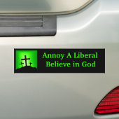 Stören Sie einen Liberalen glauben an Autoaufkleber (Auf Auto)