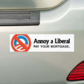 Stören Sie einen Liberalen - zahlen Sie Ihre Autoaufkleber (Auf Auto)
