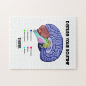 Stören Sie Ihr Programm denkt (Gehirn-Anatomie) Puzzle (Horizontal)