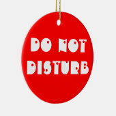 Stören Sie nicht,/betreten Sie Keramikornament (Rechts)