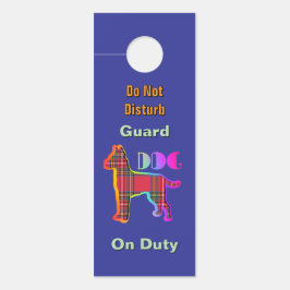 stören Sie nicht /bitte klopfen/Hundehund-Dienst b Türanhänger