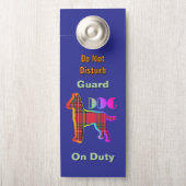 stören Sie nicht /bitte klopfen/Hundehund-Dienst b Türanhänger (Auf Knauf)