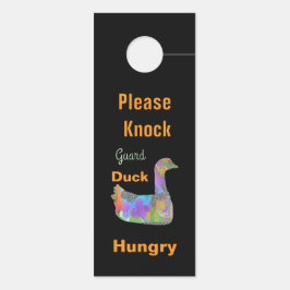 stören Sie nicht /bitte klopfen/schwarze Wache Türanhänger