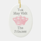 Stören Sie nicht den Aufhänger Prinzessin-Tür Keramikornament (Hinten)