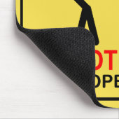 STÖREN SIE NICHT - ENTWICKLER MOUSEPAD (Ecke)