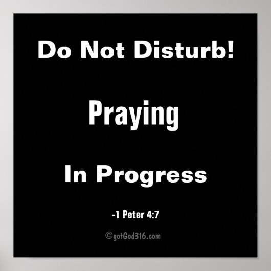 Stören Sie nicht gotGod316.com Poster (Vorne)