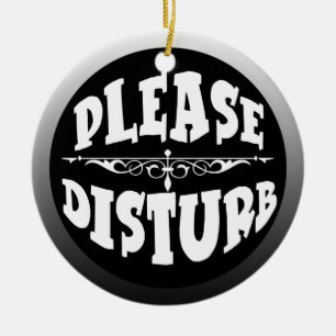 Stören Sie nicht Tür-Aufhänger für Schlafzimme Keramik Ornament
