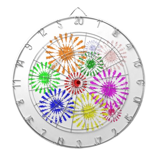 Störende Blume Burst Dartscheibe (vorne)