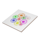 Störende Blume Burst Fliese (Seite)