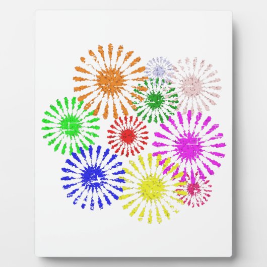 Störende Blume Burst Fotoplatte (Vorderseite)