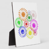 Störende Blume Burst Fotoplatte (Seite)