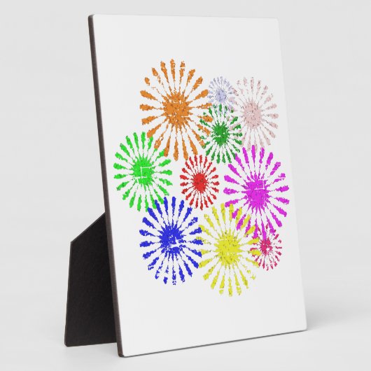 Störende Blume Burst Fotoplatte (Seite)