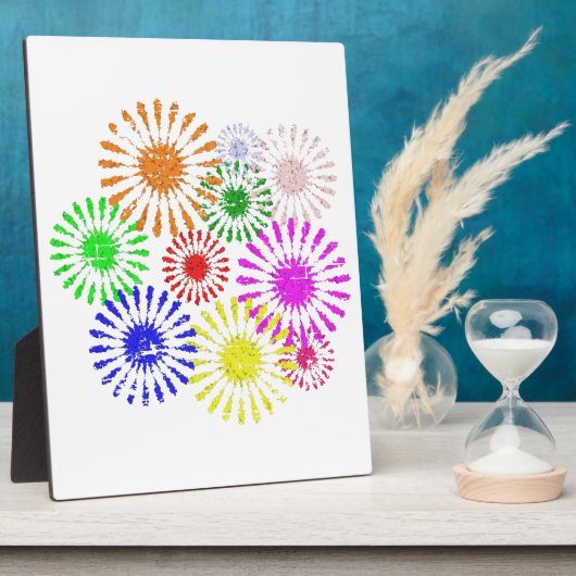 Störende Blume Burst Fotoplatte (Seite)