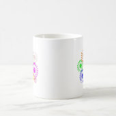 Störende Blume Burst Kaffeetasse (Mittel)
