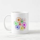 Störende Blume Burst Kaffeetasse (Links)