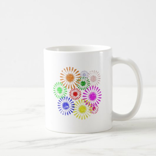Störende Blume Burst Kaffeetasse (Rechts)