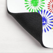 Störende Blume Burst Mousepad (Ecke)