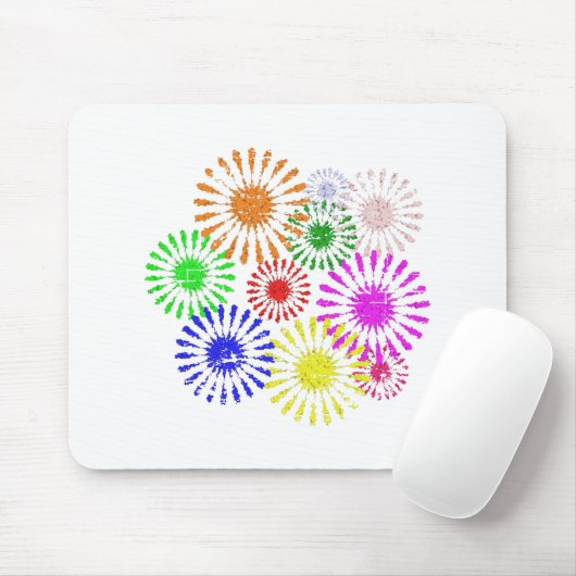 Störende Blume Burst Mousepad (Mit Mouse)