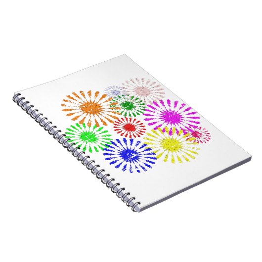 Störende Blume Burst Notizblock (Rechte Seite)