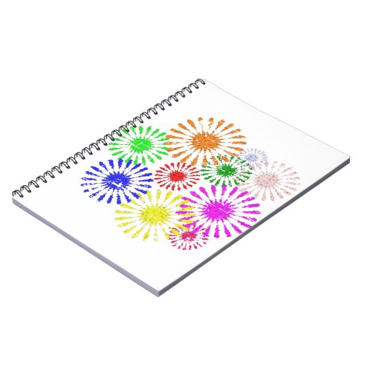 Störende Blume Burst Notizblock (Linke Seite)