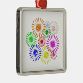 Störende Blume Burst Ornament Aus Metall (Rechts)