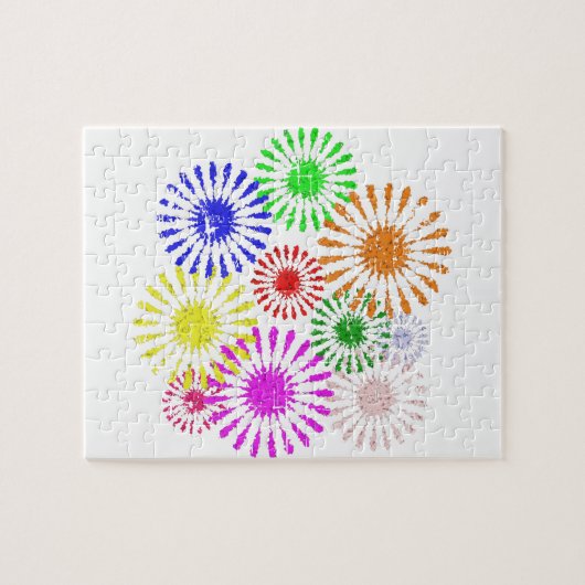 Störende Blume Burst Puzzle (Horizontal)