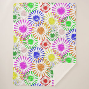 Störende Blume Burst Sherpadecke