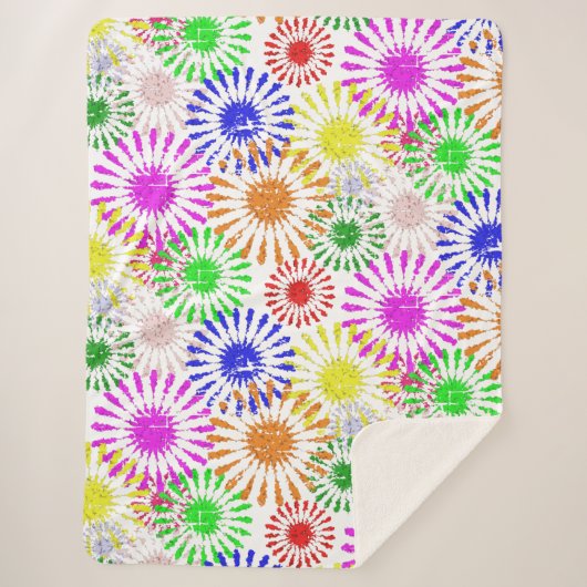Störende Blume Burst Sherpadecke (Vorderseite)