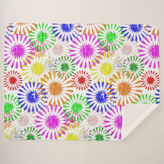 Störende Blume Burst Sherpadecke (Vorderseite (Horizontal))