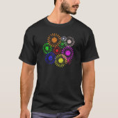 Störende Blume Burst T-Shirt (Vorderseite)