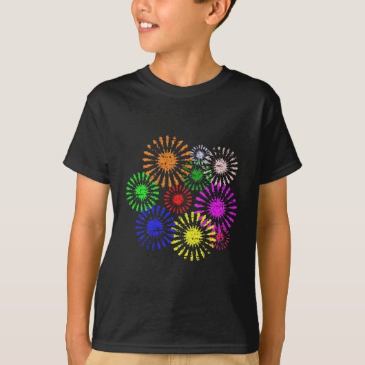 Störende Blume Burst T-Shirt (Vorderseite)