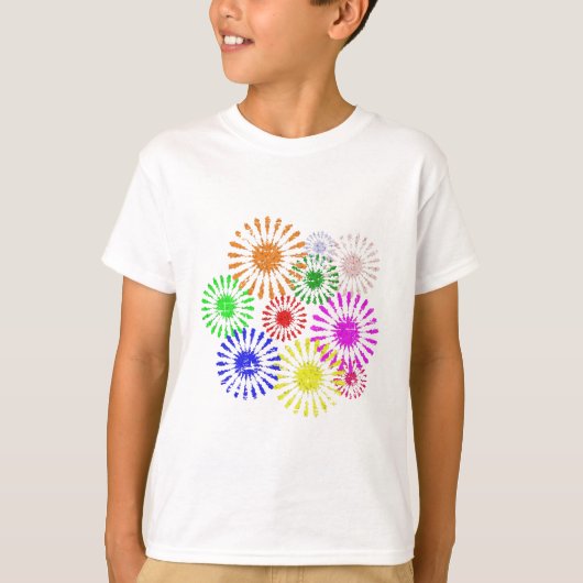 Störende Blume Burst T-Shirt (Vorderseite)