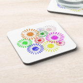 Störende Blume Burst Untersetzer (Linke Seite)