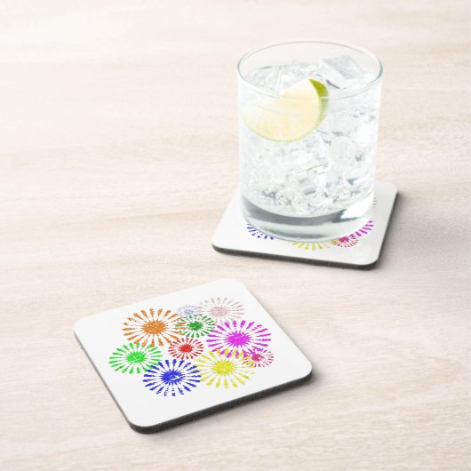 Störende Blume Burst Untersetzer (Rechte Seite)